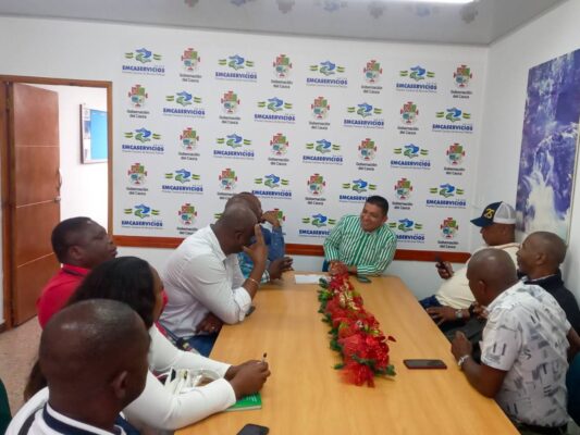 Fortalecemos la articu lación institucional por el agua y saneamiento en Guachené